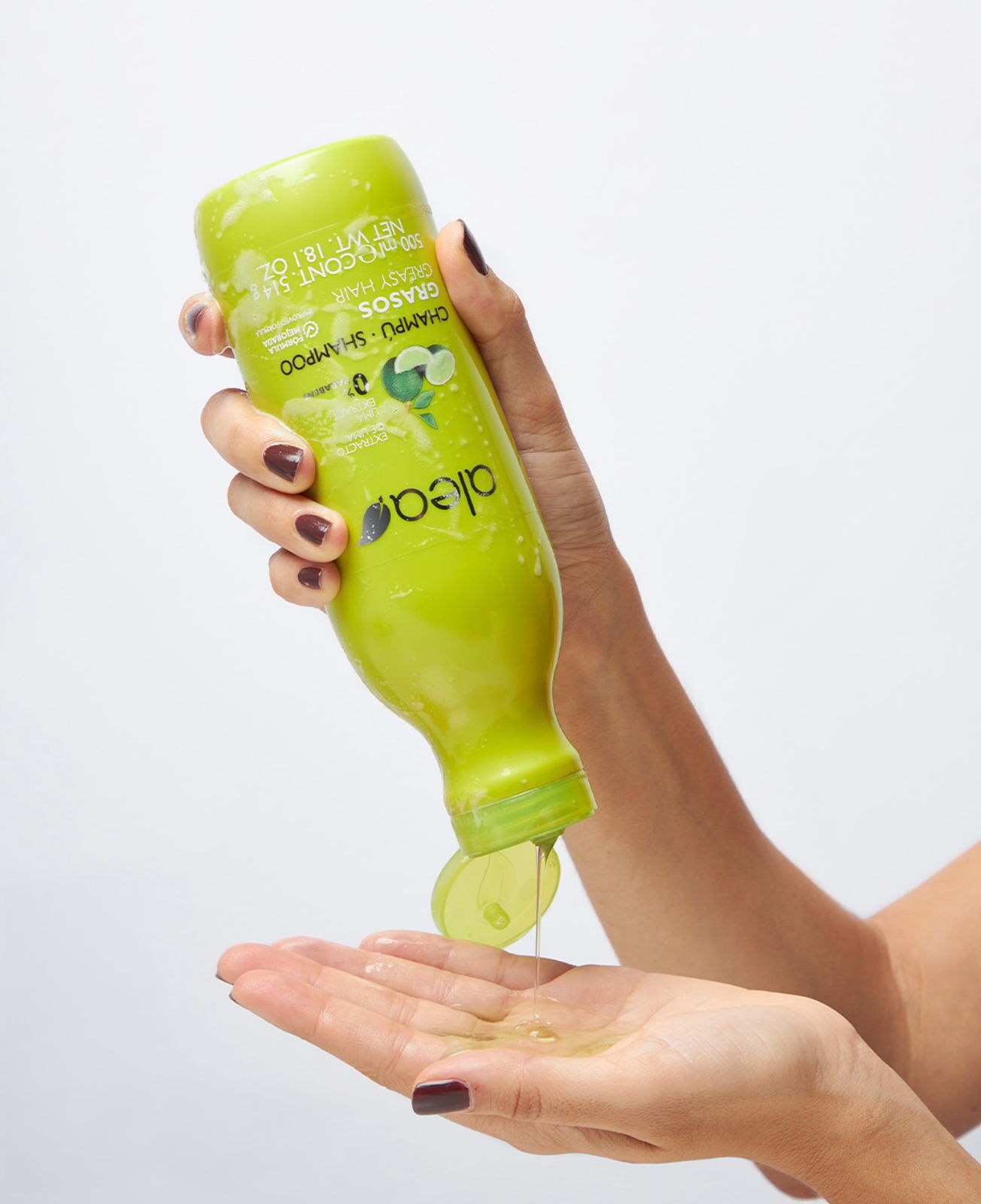 Shampoo para cabello graso con extracto citrico